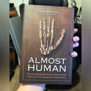 Almost Human by Lee Berger - hardcover
